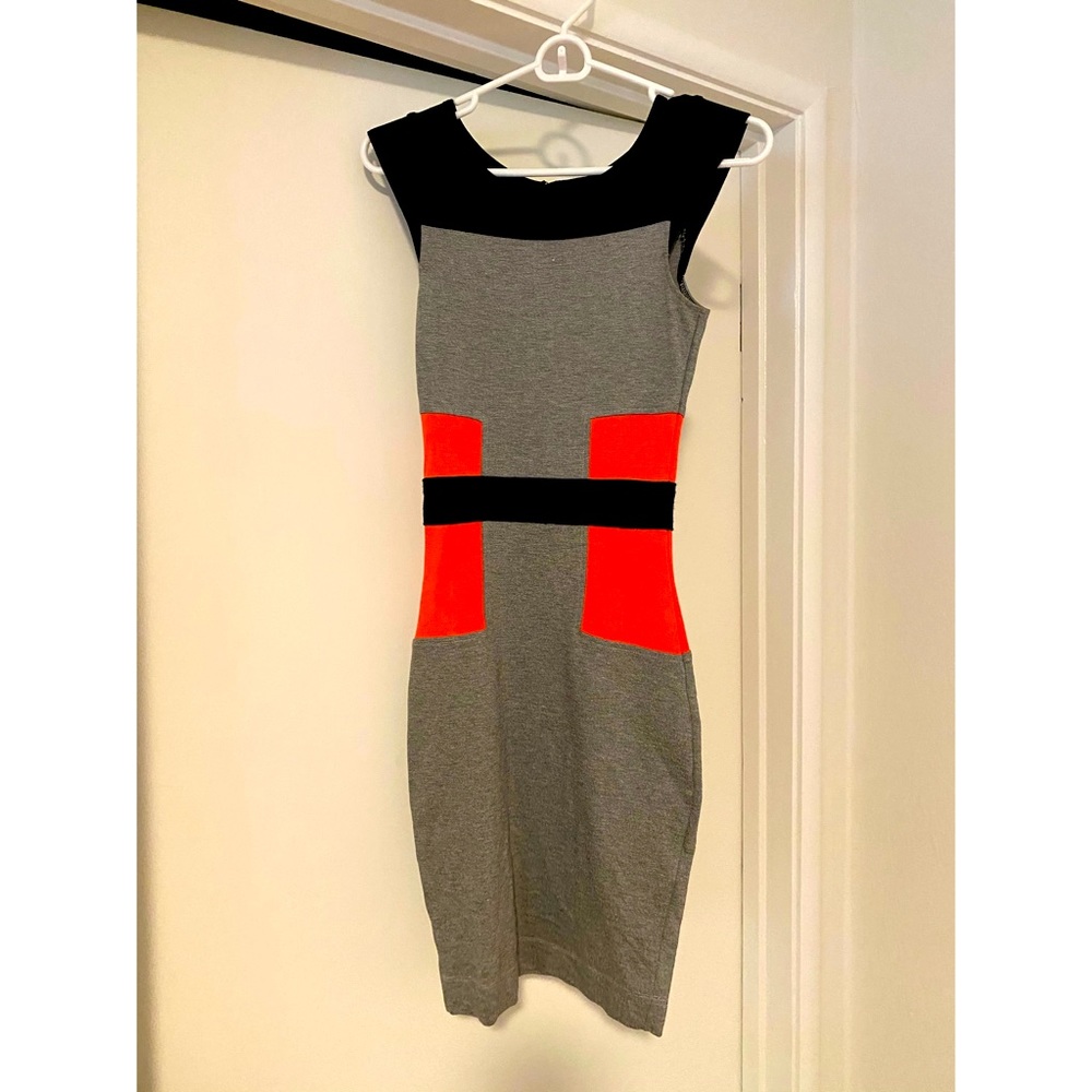 French Connection color block dress size 0